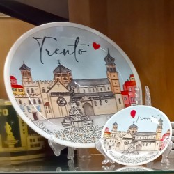 Piatto ricordo Trento